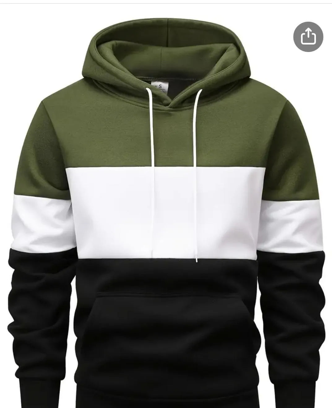 Fleece Plain Hoodie